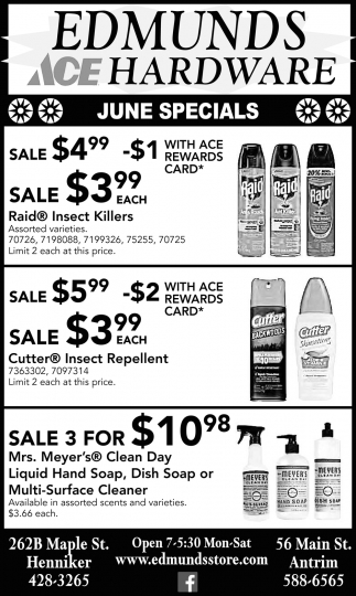 June Specials
