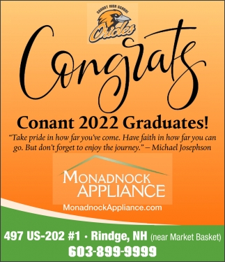 Congrats Conant 2022 Graduates!