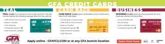GFA Credit Cards