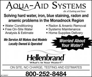 Worried About Your Water?