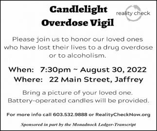 Candlelight Overdose Vigil