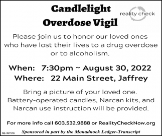 Candlelight Overdose Vigil