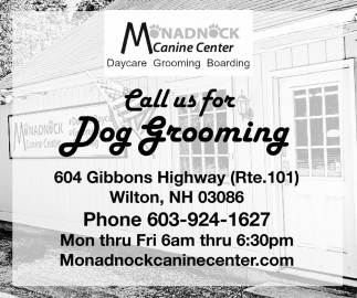 Call Us for Dog Grooming