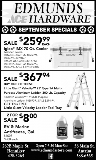 September Specials