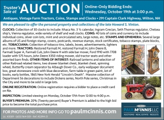 Trustee's Sale At Auction