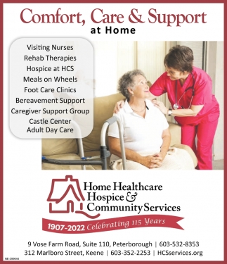 Comfort, Care & Support