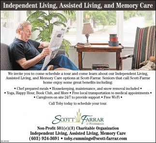 Independent living, Assisted Living, And Memory Care