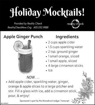 Holiday Mocktails!