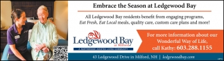 Embrace the Season at Ledgewood Bay