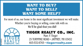 Want to Buy? Want to Sell? Want Some Help?