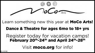 Learn Something New This Year at MoCo Arts!