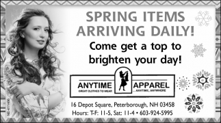 Spring Items Arriving Daily!