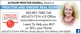 Alyssum Proctor Russel Realtor