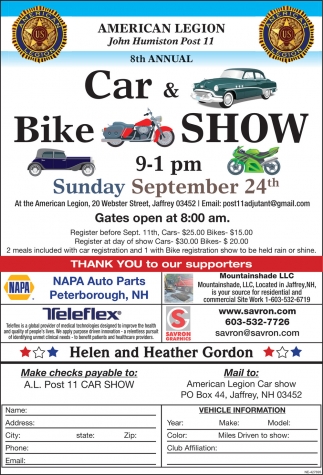 8th annual Car & Bike Show