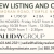 New Listing And Open Houses