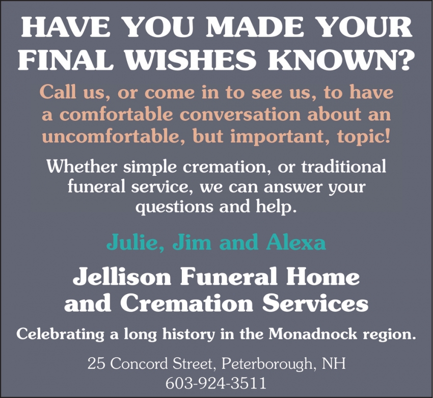 Jellison Funeral Home and Cremation Services,