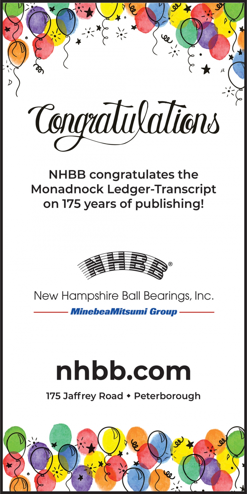 New Hampshire Ball Bearings, Inc