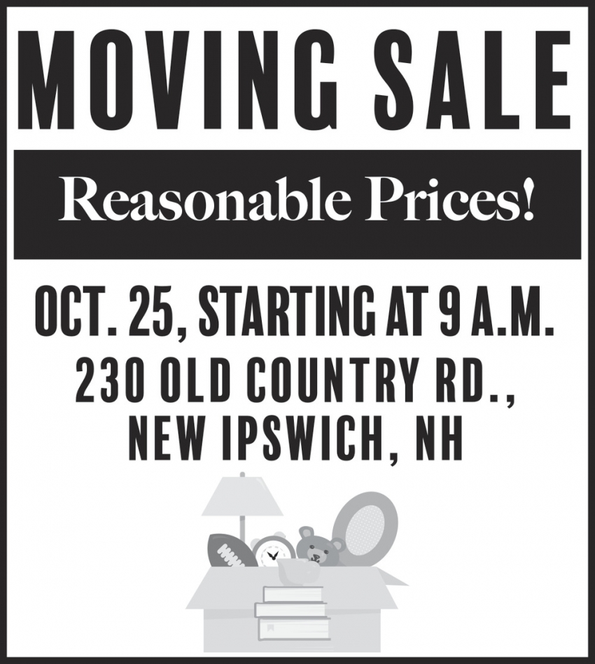 Moving Sale
