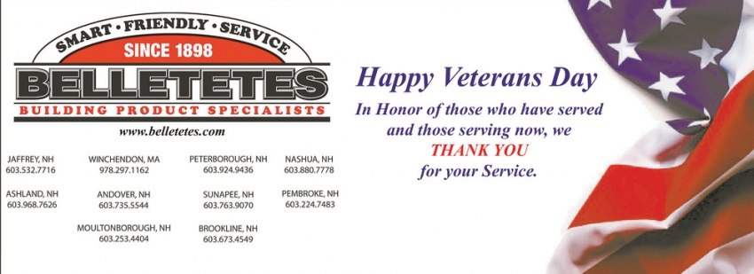 Belletetes Building Product Specialist 