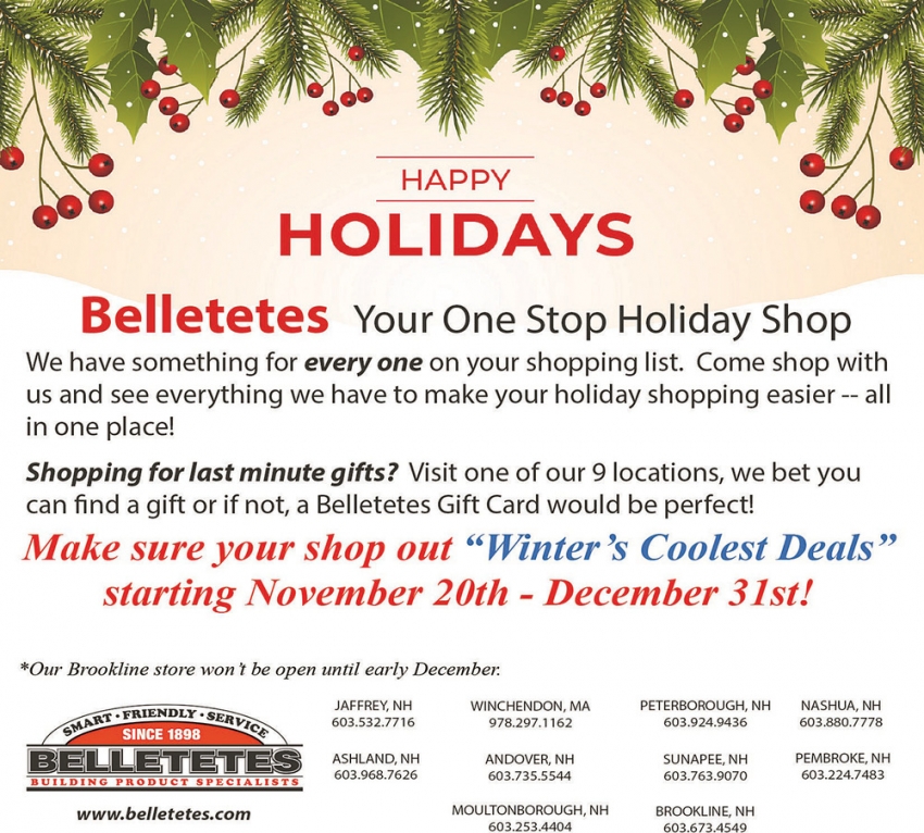 Belletetes Building Product Specialist 