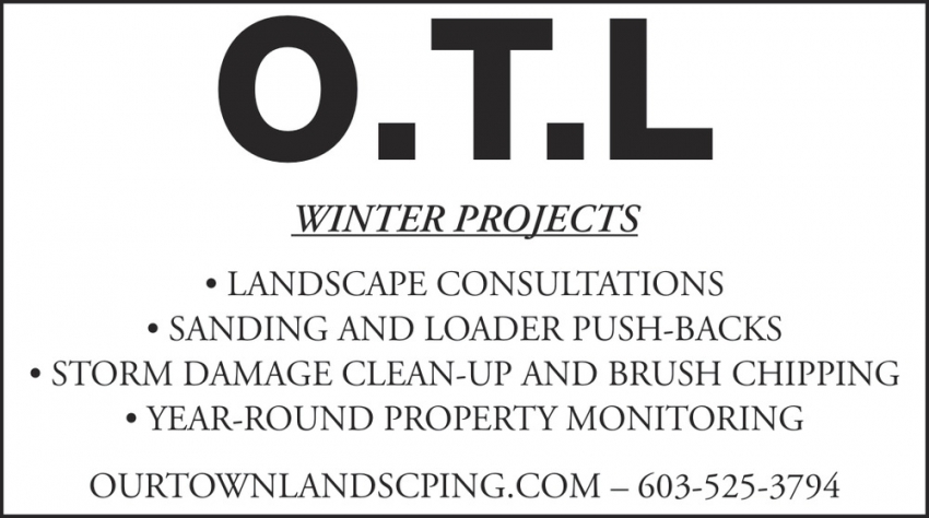 Our Town Landscaping, Inc.
