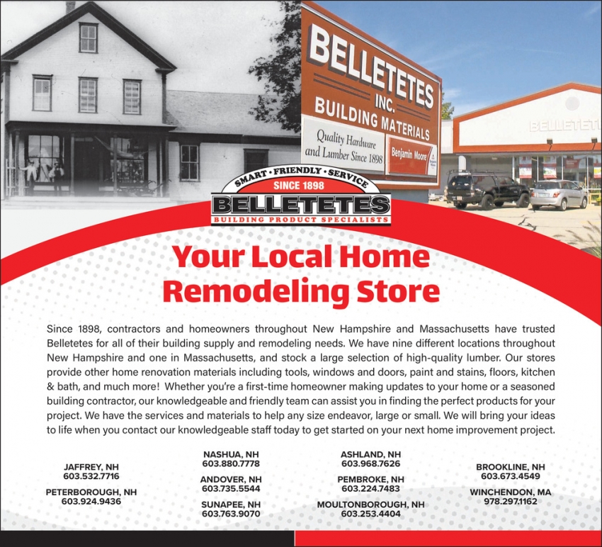 Belletetes Building Product Specialist 