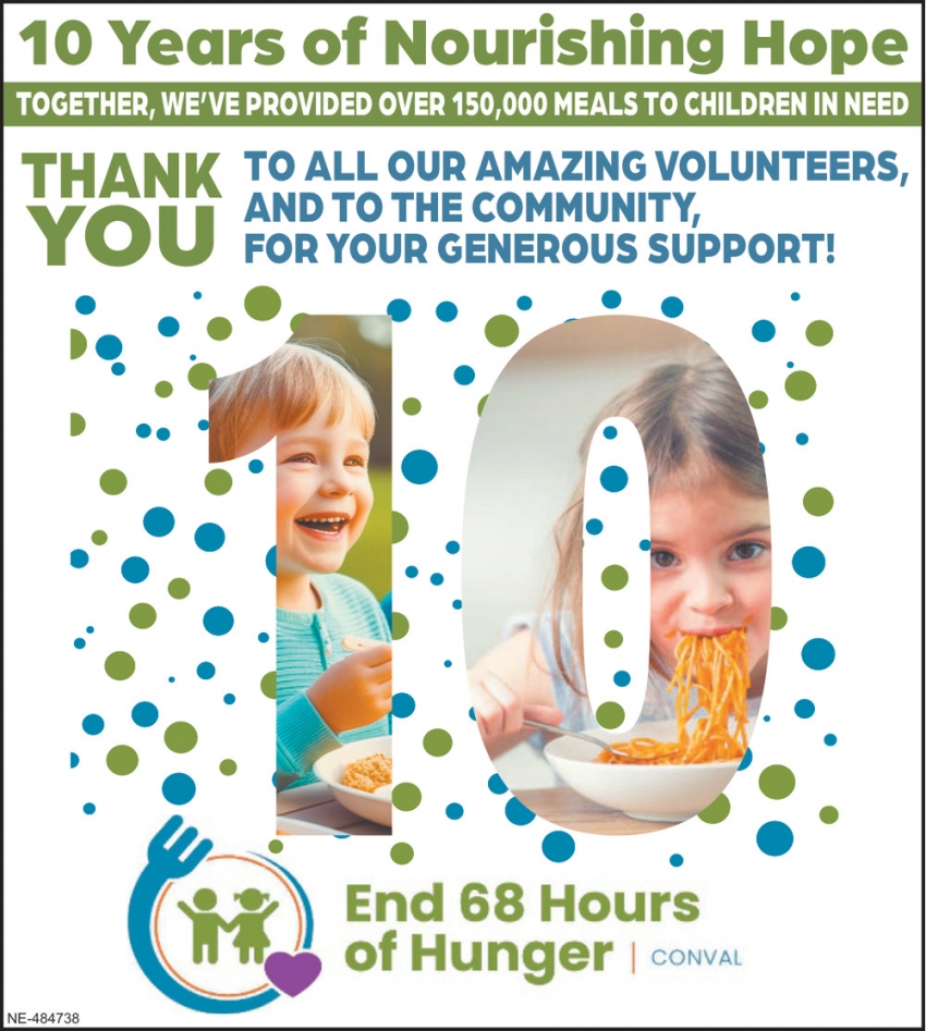 End 68 Hours Of Hunger