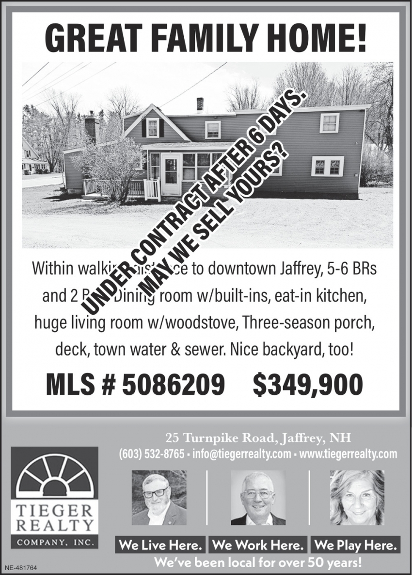 Tieger Realty Co., Inc.