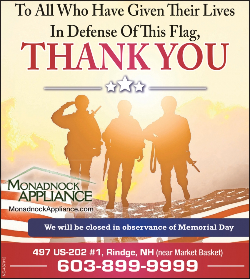 Monadnock Appliance