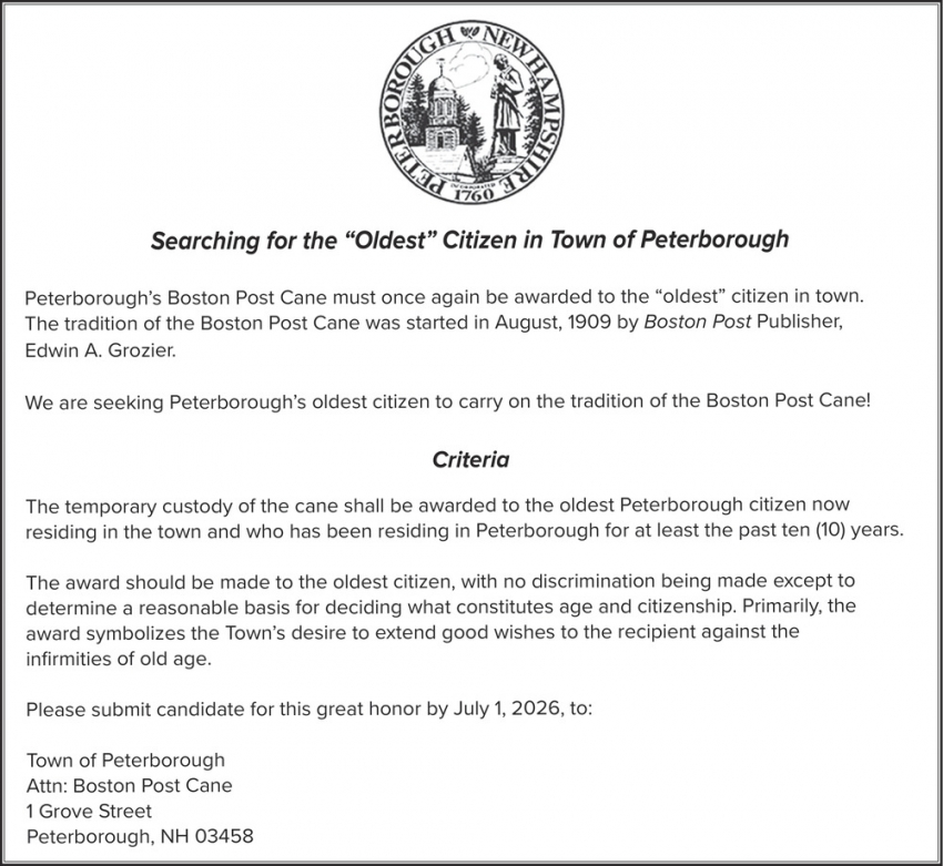 Town Of Peterborough