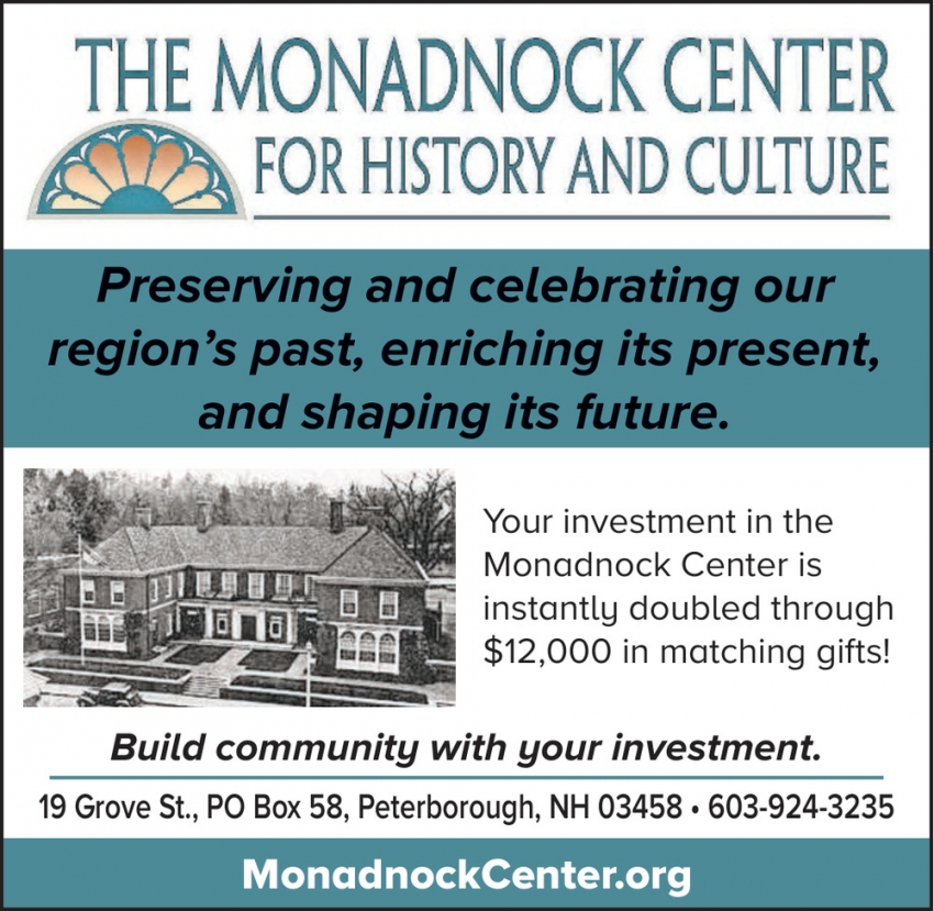 The Monadnock Center For History And Culture