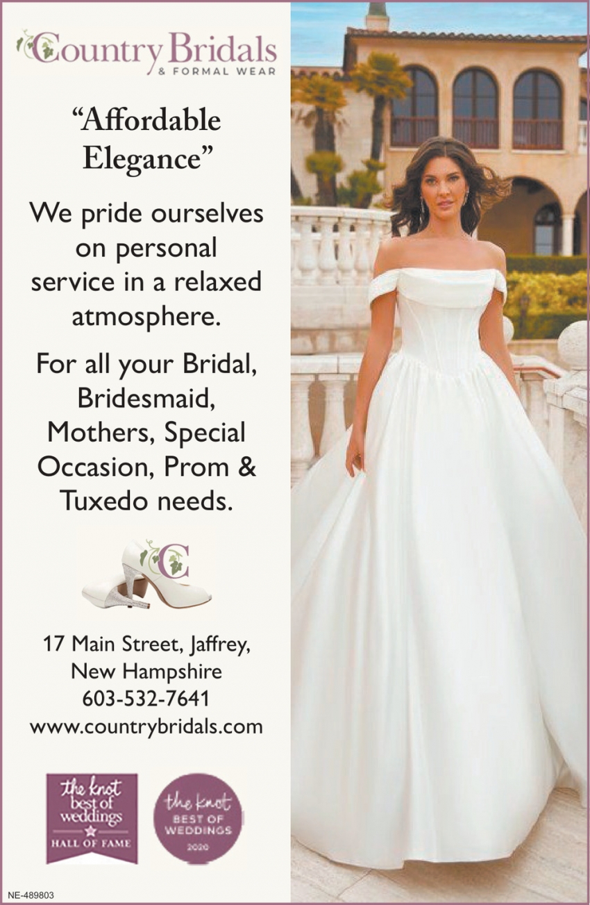 Country Bridals & Formal Wear
