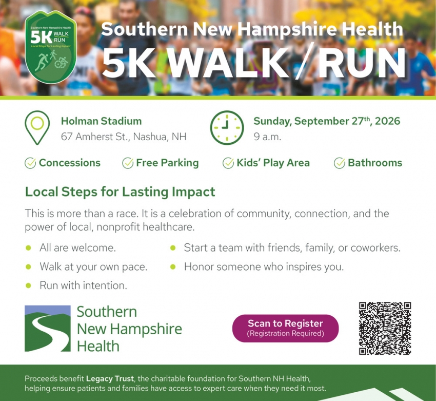 5K Walk/Run (September 27, 2026)