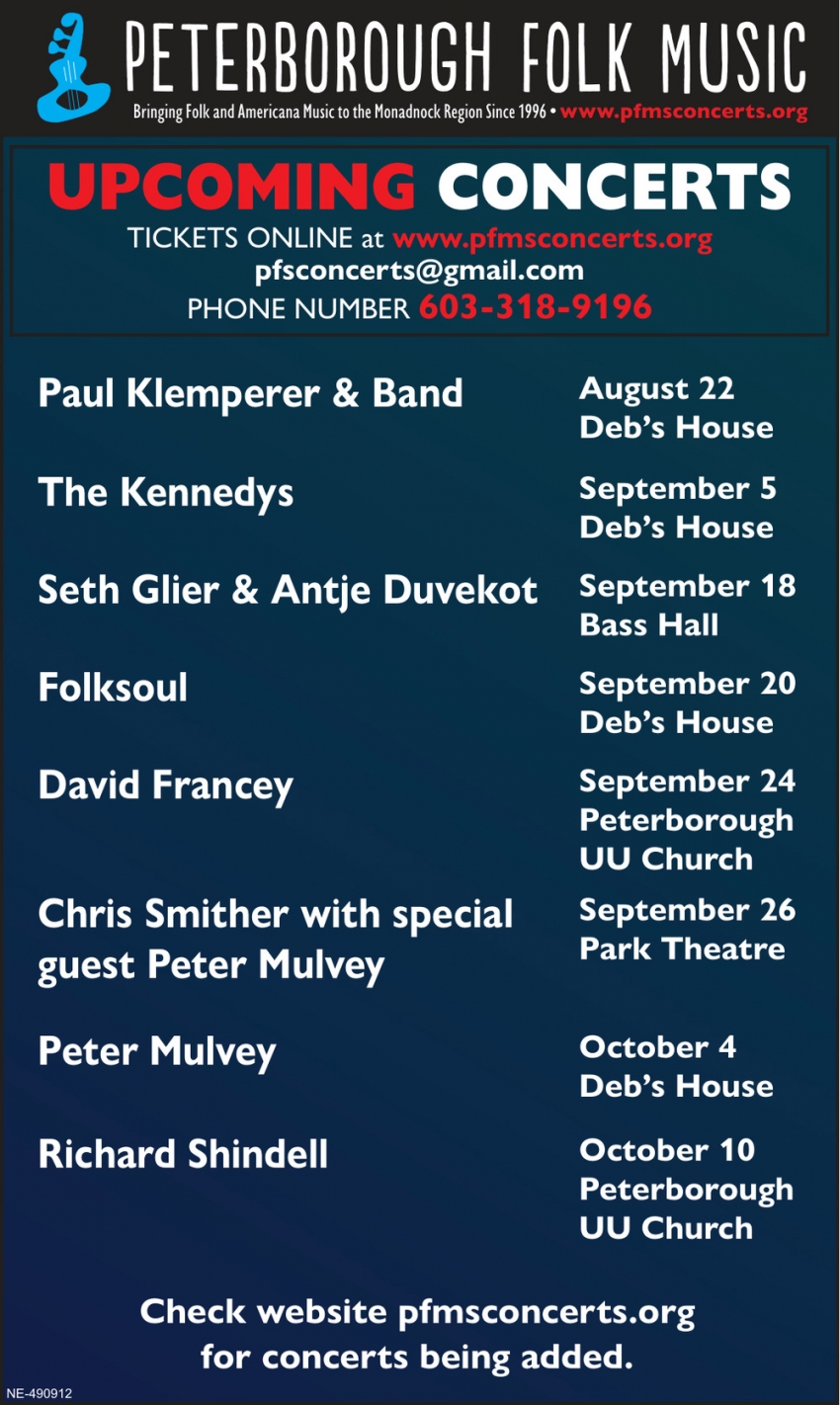 Peterborough Folk Music