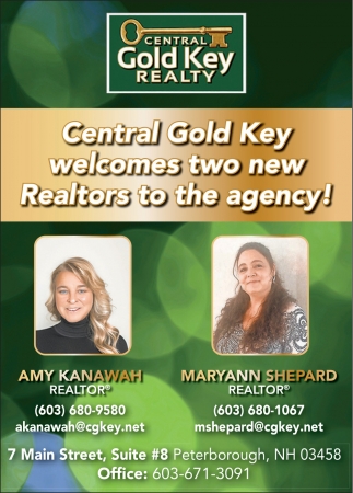 Central Gold Key Realty: Amy Kanawah - Maryann Shepard
