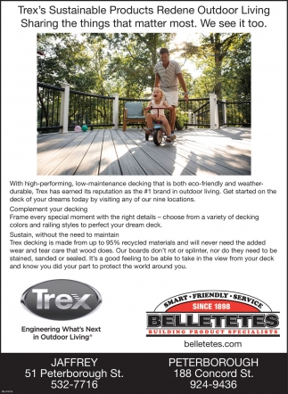 Belletetes Building Product Specialist 