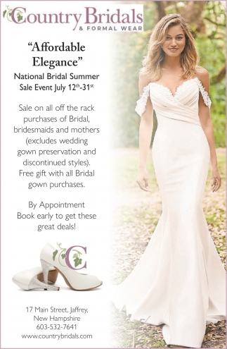 Country Bridals & Formal Wear