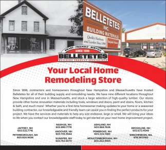 Belletetes Building Product Specialist 