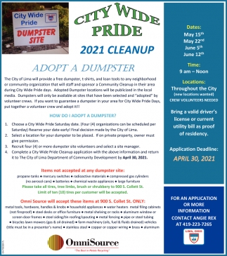 City Wide Pride 2021 Cleanup