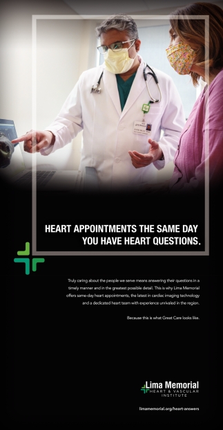 Heart Appointments The Same Day You Have Heart Questions