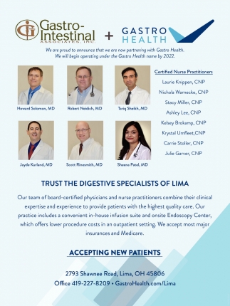 Trust The Digestive Specialists Of Lima