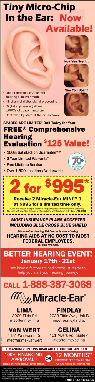 FREE Comprehensive Hearing Evaluation
