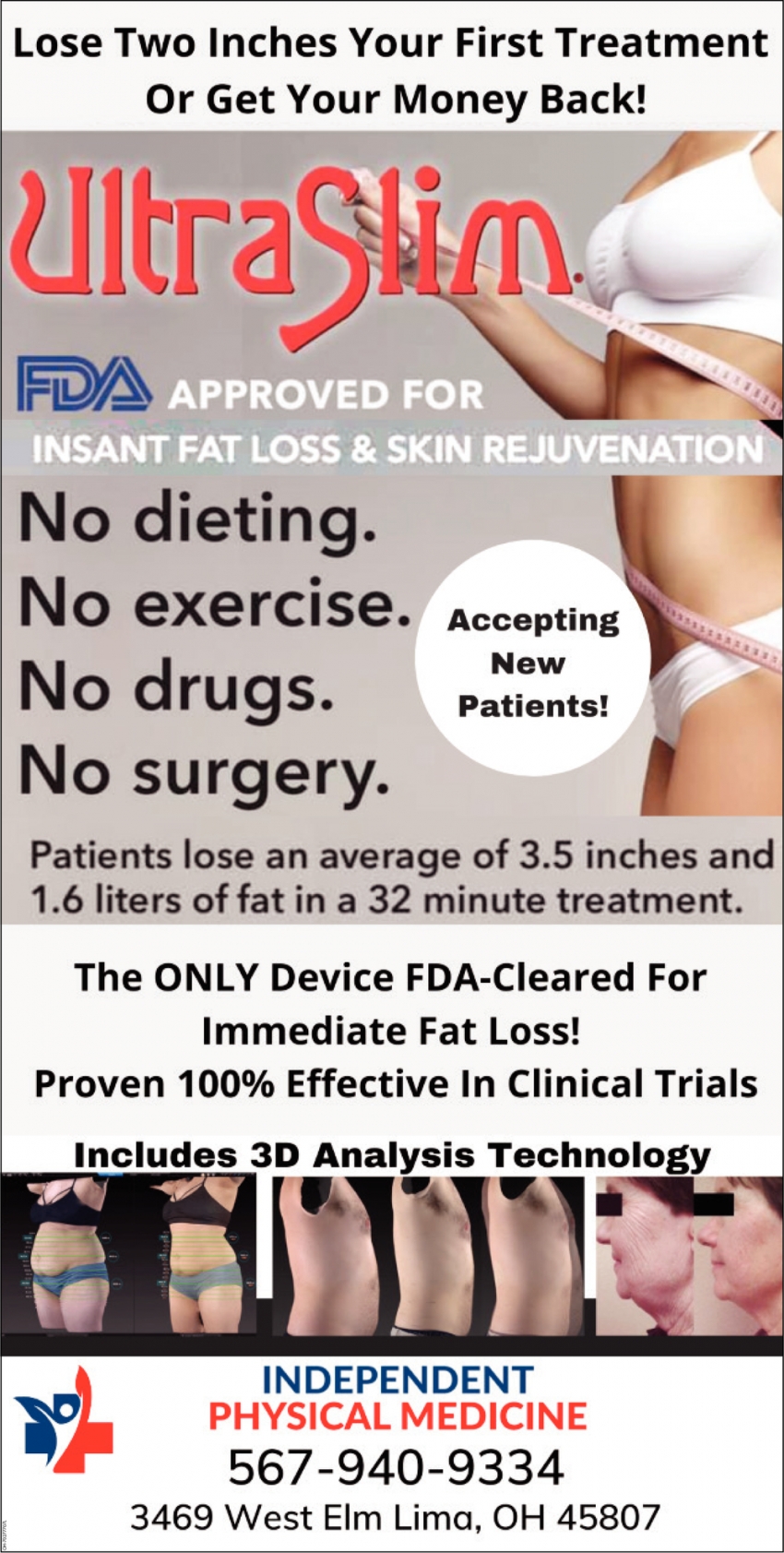 Lose Two Inches Your First Treatment