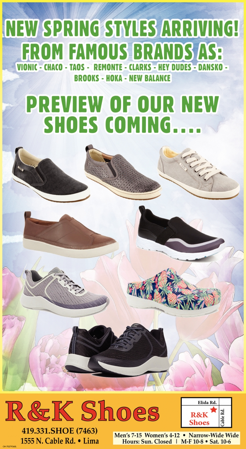 New Spring Styles Arriving