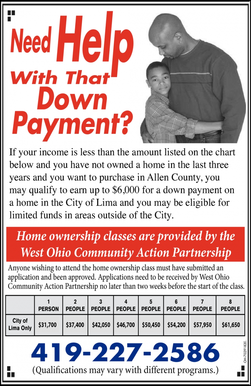 Need Help with That Down Payment?