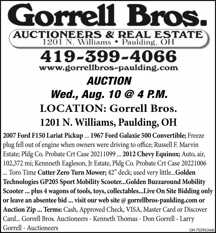 Auctioneers & Real Estate