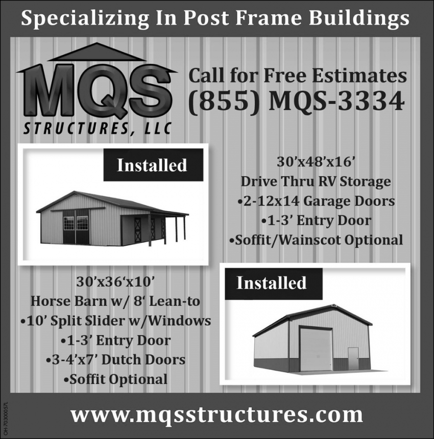 Specializing In Post Frame Builsings