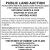 Public Land Auction