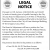 Legal Notice