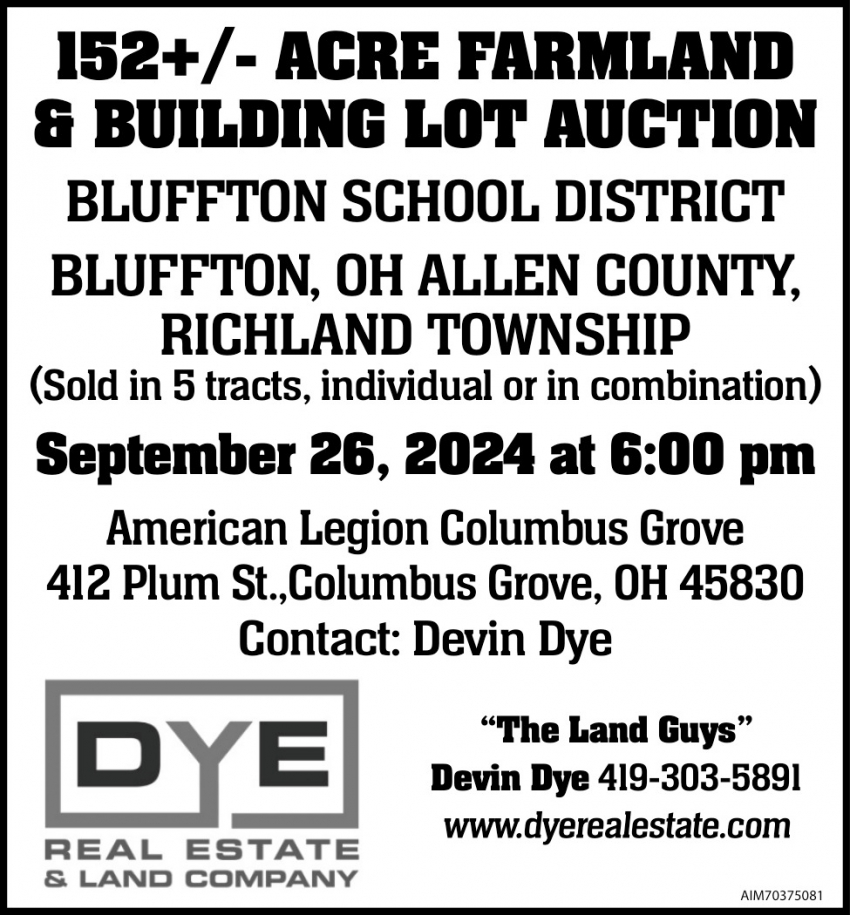 DYE Real Estate Auction